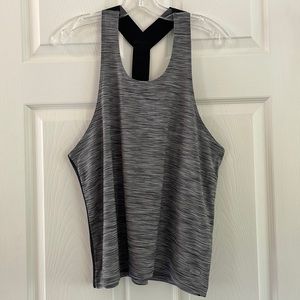 ✨5 for $25✨Champion gray & black tank top (m)